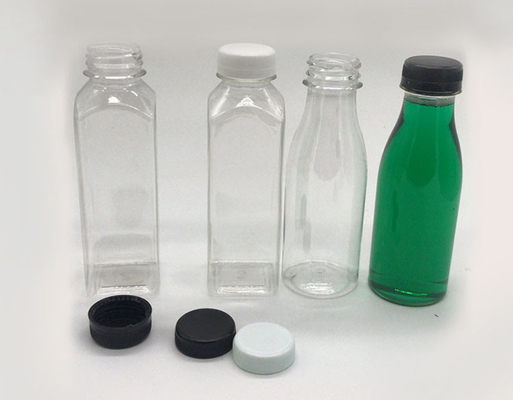 Botellas de té de plástico de 0,5 kg reutilizables con tapas