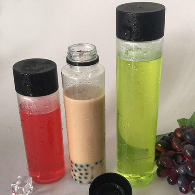 Botellas de té de plástico de 0,5 kg reutilizables con tapas