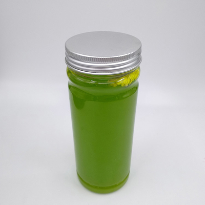 Estandarizada botella de té de leche de 0,5 kg con mango y tornillo personalizables en la tapa