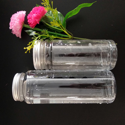 Botella de té de plástico de 1000 ml reutilizable, transparente y a prueba de fugas, con tornillo en la tapa