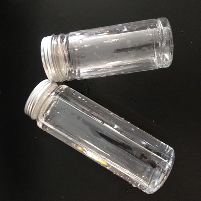 Botella de té de plástico de 1000 ml reutilizable, transparente y a prueba de fugas, con tornillo en la tapa
