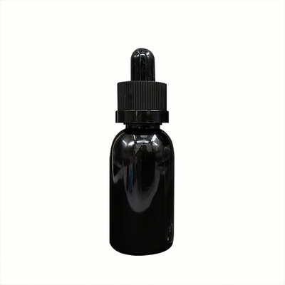 Botellas de vidrio de goteo con punta de tornillo de ámbar personalizadas con capacidad de 10 ml a 120 ml