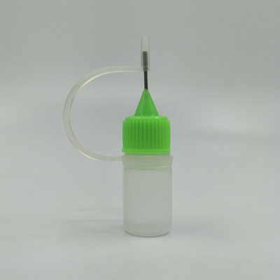 Botellas de goteador transparentes con tapas de tornillo para dispensar líquidos
