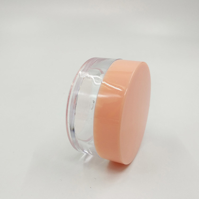Jarrón de plástico cosmético sellado de superficie lisa personalizado para crema y loción con impresión de etiquetas de la empresa