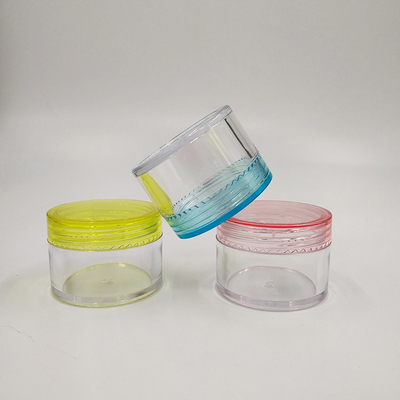 Jarrones cosméticos de plástico personalizados de 100 ml con marca personalizable