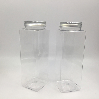 Botellas de té de burbujas ligeras sin BPA con tornillo en la tapa 0,5 kg Limpias o personalizables