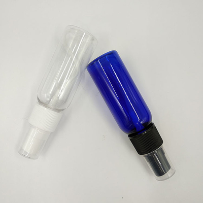 Botella de pulverización de plástico PET transparente para uso doméstico