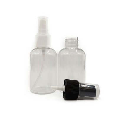 Botella de pulverización de plástico PET circular y transparente de 500 ml