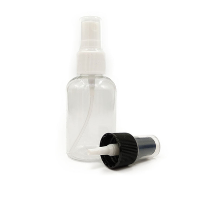 Botella de pulverización de plástico PET circular y transparente de 500 ml