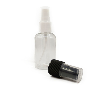 Botella de pulverización de plástico PET circular y transparente de 500 ml