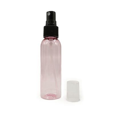 Botella de pulverización vacía de plástico PET recargable de 100 ml con superficie lisa