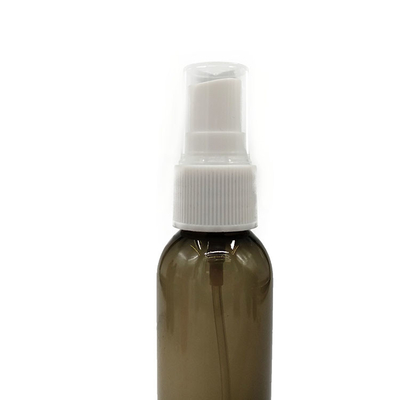 Botella de pulverización de plástico PET de diseño clásico lisa y transparente