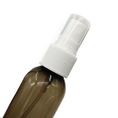 Botella de pulverización de plástico PET de diseño clásico lisa y transparente