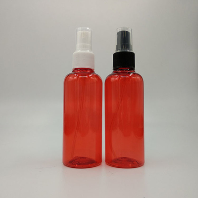 Botella de pulverización de plástico PET transparente de 10 ml con superficie lisa