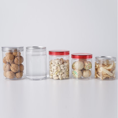 Contenedores de plástico transparente con impresión personalizada para envases de alimentos o cremas