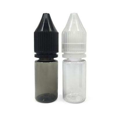 Tamaño del cuello 18 mm Logotipo personalizado con pantalla PET Impreso Botellas pequeñas para líquidos 100 ml