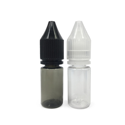 Tamaño del cuello 18 mm Logotipo personalizado con pantalla PET Impreso Botellas pequeñas para líquidos 100 ml