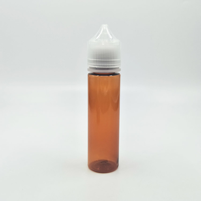 Botella de líquido transparente E a prueba de niños / botellas de goteo de líquido personalizadas con impresión