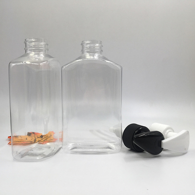 Botella de plástico PET con tapa de bomba para cosméticos lociones champús tonificantes y aceites esenciales