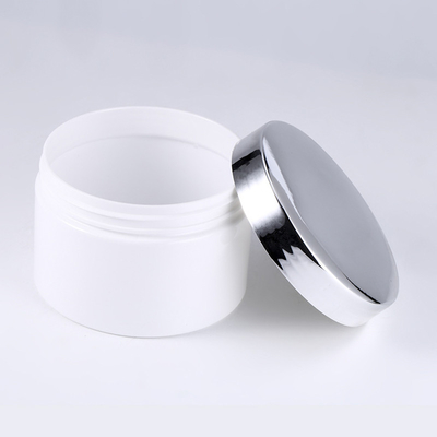 Jarrón cosmético de plástico transparente con sello sensible a la presión o de papel para ungüentos y cremas