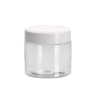 Jarras de plástico transparente con impresión personalizable para el almacenamiento de maquillaje de crema