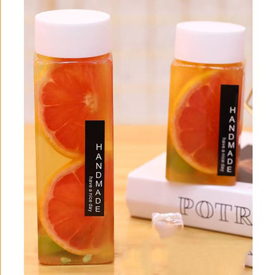 Botella de té de leche de plástico aislada sin BPA de 500 ml