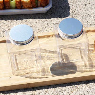 Cuadrados y redondos de diseño moderno Tazas de té de burbujas de plástico personalizadas con tapas