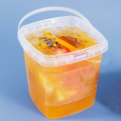 Moderno mango Botellas de té de burbujas Estilo a prueba de fugas Fresco saludable