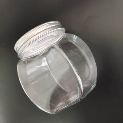 Jarrones de plástico duraderos de 8 oz con papel de aluminio y etiqueta personalizada para almacenamiento de alimentos