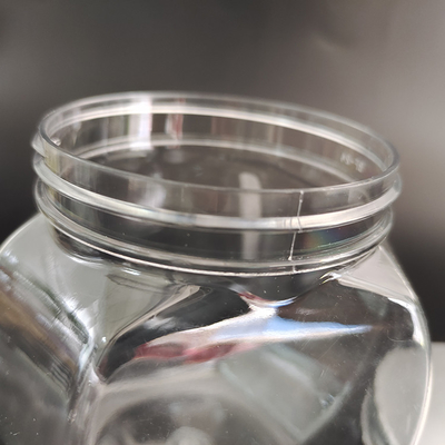 Jarrones de plástico duraderos de 8 oz con papel de aluminio y etiqueta personalizada para almacenamiento de alimentos
