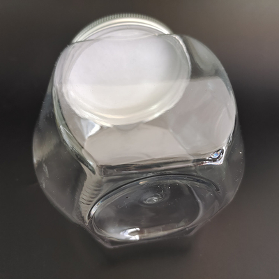 Jarrones de plástico duraderos de 8 oz con papel de aluminio y etiqueta personalizada para almacenamiento de alimentos
