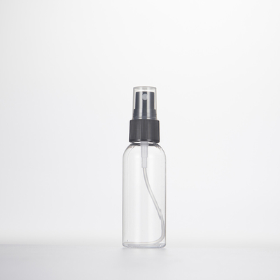 Botella de plástico PET transparente para aerosoles de viaje con capacidad de 10 ml a 500 ml