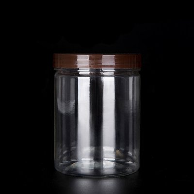 Contenedores de frascos de plástico transparentes de 8 oz para envases