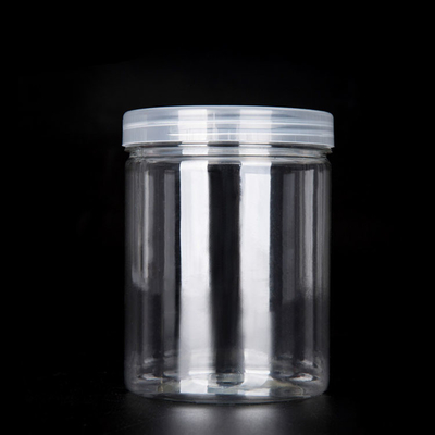 Contenedores de frascos de plástico transparentes de 8 oz para envases