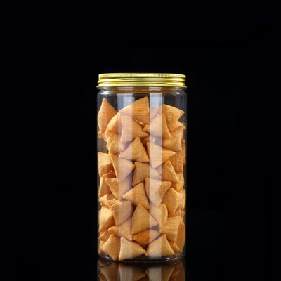 Jarrones de plástico de preservación personalizados con tapas 2-16 oz