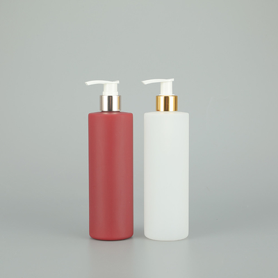 Color rosa/customizable 47 mm Capilla de tornillo redondo Cribado de seda Impresión Botella de bomba PET para cosméticos