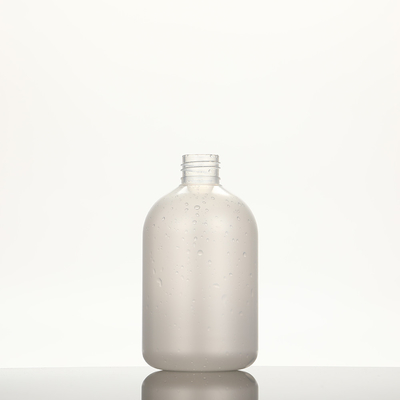 Botella de PET redonda ecológica de 24/410 ml con tapa de bomba Botella de plástico transparente reciclable