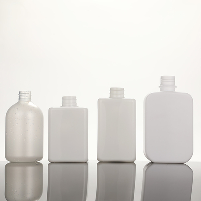 Botella de PET redonda ecológica de 24/410 ml con tapa de bomba Botella de plástico transparente reciclable