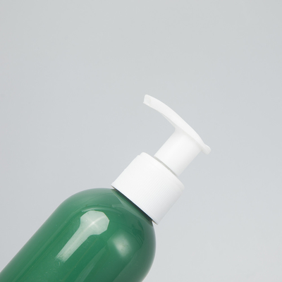 Botella de distribución de cosméticos redondos rosados reciclables con tapa de tornillo