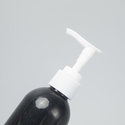 Botella de distribución de cosméticos redondos rosados reciclables con tapa de tornillo
