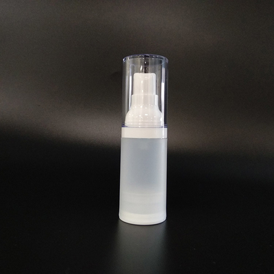 25.7g Botella de bomba de champú con tapa de tornillo para mascotas / Botella de plástico transparente para mascotas para dispensar lociones cosméticas