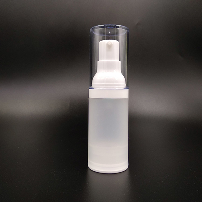 25.7g Botella de bomba de champú con tapa de tornillo para mascotas / Botella de plástico transparente para mascotas para dispensar lociones cosméticas