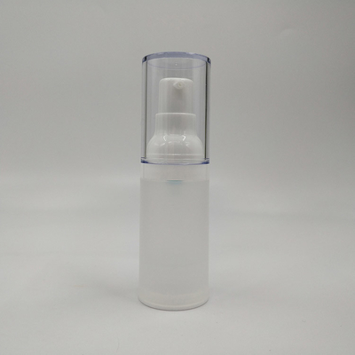 Botella de PET de plástico rosa transparente con filtro de seda Impresión y calibre 24 mm