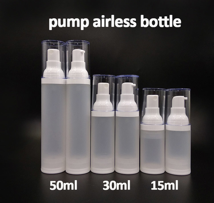 Botella de bomba de PET reciclable de 47 mm con dispensador de líquido de loción cosmética Calibre 24 mm