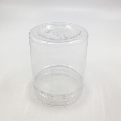 Envases de plástico transparente con tapa de tornillo personalizables