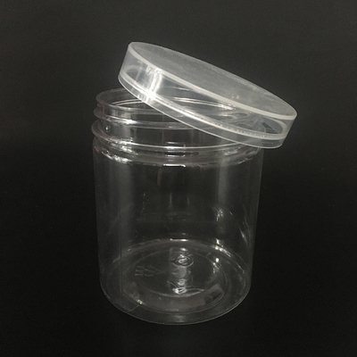 Envases de plástico transparente con tapa de tornillo personalizables