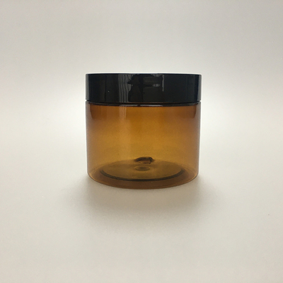Jarras de plástico transparente personalizables con tapas para almacenamiento y exhibición
