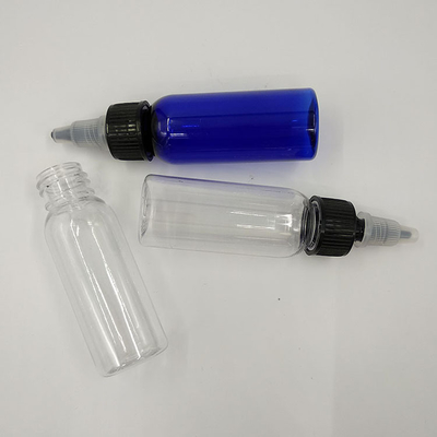 Botellas de plástico de punta de tornillo con aplicadores