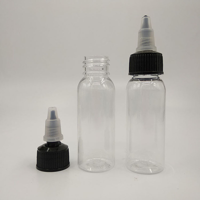 Botellas de plástico de punta de tornillo con aplicadores