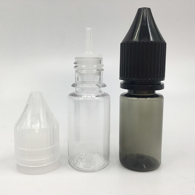 Impresión a medida de colores 10 - 100 ml Botellas de líquido redondas transparentes